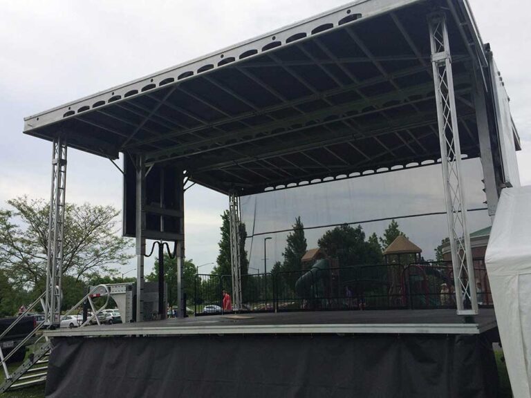 Apex Stages Mesh Backdrop / Front Skirt